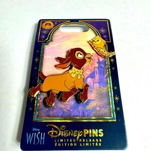 NWT. Disney Wish Movie Pin Star And Valentino Set Limited Release.